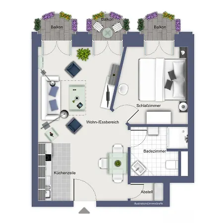 Haus Am Park 27 아파트